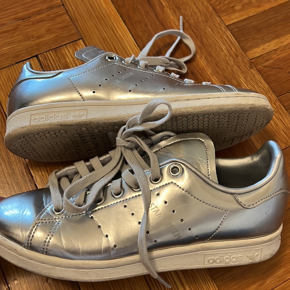 Silver Adidas Stan Smith - image 4